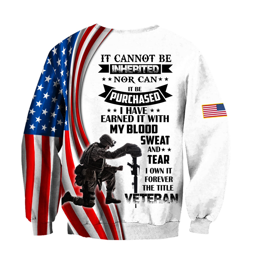I Own It Forever The Title Veteran US Veteran 3D All Over Printed Shirts For Men and Women DQB09162002S