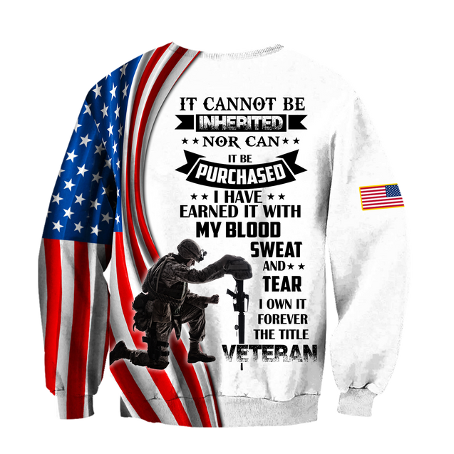 I Own It Forever The Title Veteran US Veteran 3D All Over Printed Shirts For Men and Women DQB09162002S