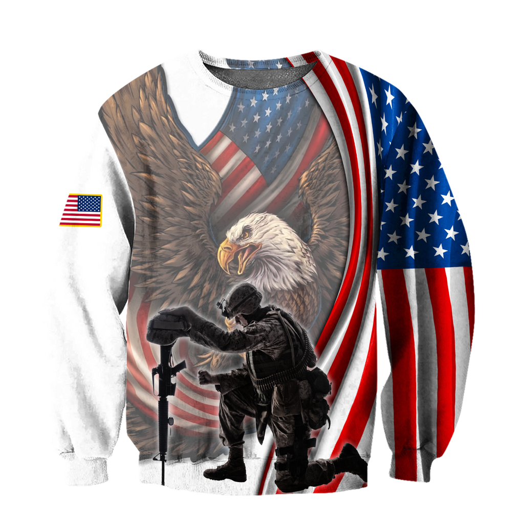 If You Haven't Risked Coming Home Under A Flag US Veteran 3D All Over Printed Shirts For Men and Women
