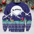 3D All Over Print Christmas Hunting Deer Hoodie-Apparel-HD09-Sweat Shirt-S-Vibe Cosy™