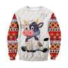 Cute Real Cow Farm-Apparel-HD09-Sweat Shirt-S-Vibe Cosy™