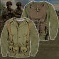 3D All Over Printed U.S. WWII Soldier Shirts-Apparel-HP Arts-Sweatshirt-S-Vibe Cosy™