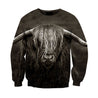 3D All Over Printed Cow Has Long Horns Hoodie-Apparel-HD09-Sweat Shirt-S-Vibe Cosy™