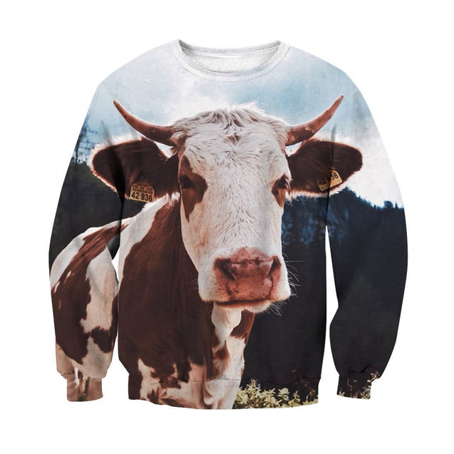 Cow Kids Hooide-Apparel-HD09-Sweat Shirt-S-Vibe Cosy™