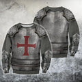 3D All Over Printed Knights Templar Tops-Apparel-HP Arts-Sweatshirt-S-Vibe Cosy™