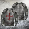 3D All Over Printed Knights Templar Tops-Apparel-HP Arts-Sweatshirt-S-Vibe Cosy™