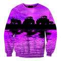 Beautiful Violet Tractor Hoodie-Apparel-HD09-Sweat Shirt-S-Vibe Cosy™