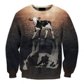 Cow Art All Over-Apparel-HD09-Sweat Shirt-S-Vibe Cosy™