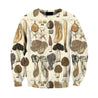 Beautiful Mushroom Art all over-Apparel-NTH-Sweat Shirt-S-Vibe Cosy™