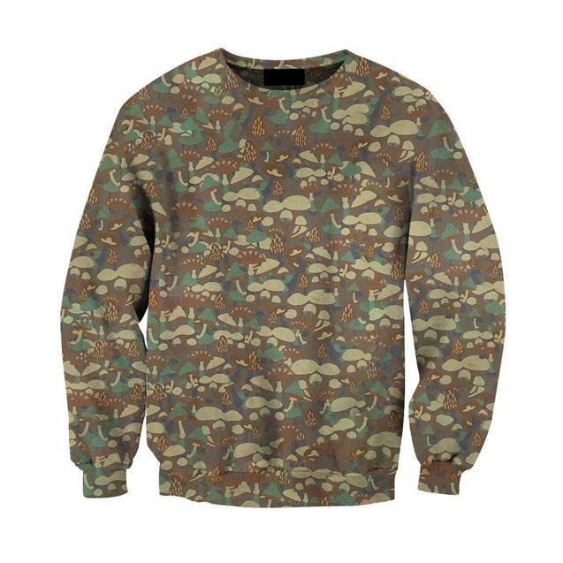 Mushroom Art all over-Apparel-NTH-Sweat Shirt-S-Vibe Cosy™