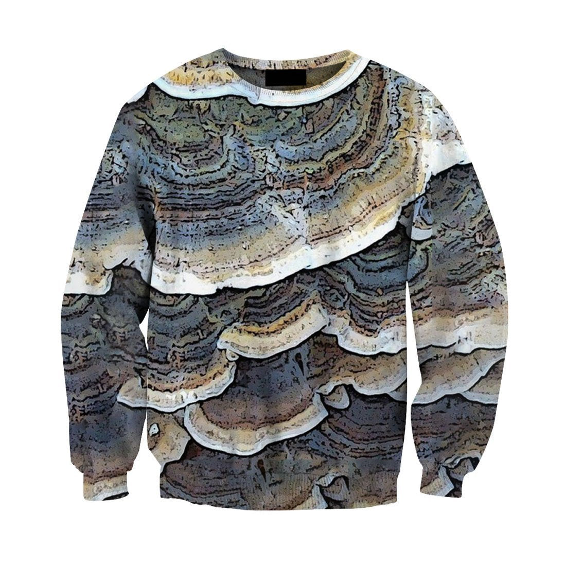 All Over Print Mushroom Art-Apparel-NTH-Sweat Shirt-S-Vibe Cosy™
