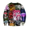 All Over Print Beautiful mushrooms-Apparel-NTH-Sweat Shirt-S-Vibe Cosy™
