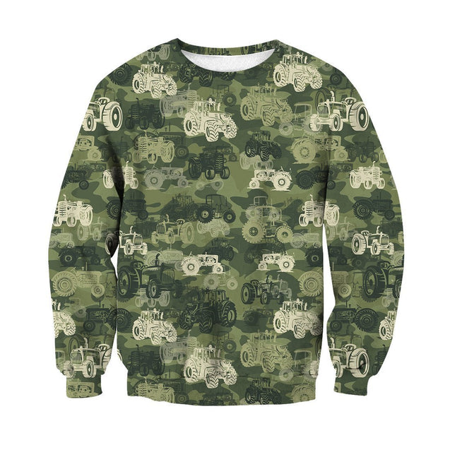 Camo Tractor Hoodie-Apparel-HD09-Sweat Shirt-S-Vibe Cosy™