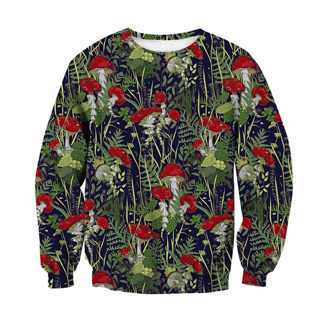 Button Mushrooms Hoodie-Apparel-NTH-Sweat Shirt-S-Vibe Cosy™