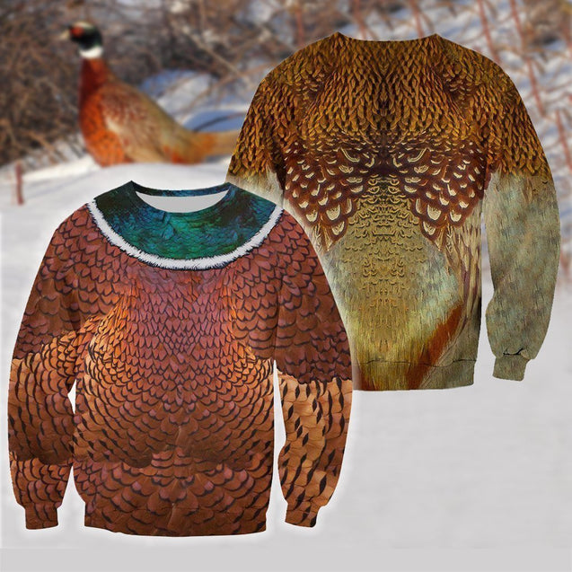 Pheasant Cover 3D All Over Printed Shirts For Men & Women-Apparel-TT-Sweatshirt-S-Vibe Cosy™