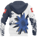 Switzerland - Blue Edelweiss Pullover Hoodie NNK4-Apparel-NNK-Hoodie-S-Vibe Cosy™