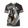 Premium Knight Templar Riding Horse All Over Printed Shirts For Men And Women MEI