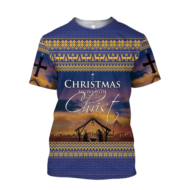 Premium Christian Jesus Catholic 3D Printed Unisex Shirts