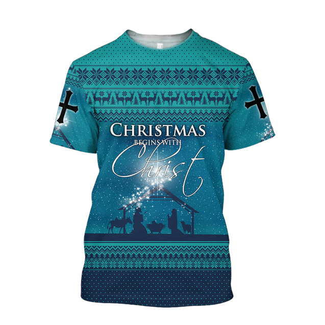 Premium Christian Jesus Catholic 3D Printed Unisex Shirts