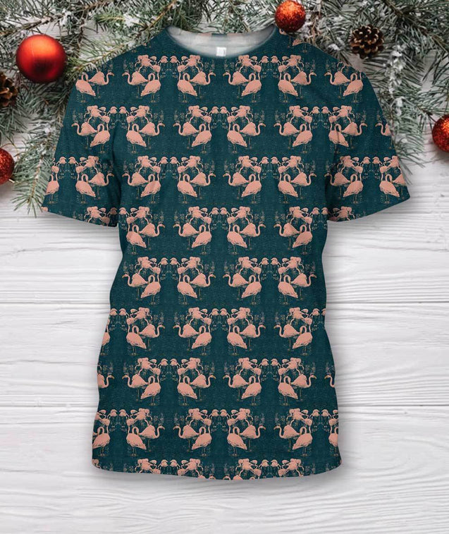 3D All Over Print Many Flamingo Hoodie-Apparel-HD09-T-Shirt-S-Vibe Cosy™