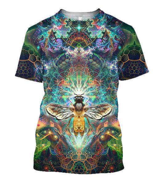 3D All Over Galaxy Bumble Bee Hoodie-Apparel-Phaethon-T-Shirt-S-Vibe Cosy™