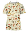 3D All Over Printing White Premium Mushroom Shirt-Apparel-Phaethon-T-Shirt-S-Vibe Cosy™