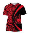 Samoa Polynesian Hoodie - Circle Style Red Color - AH - J1-ALL OVER PRINT HOODIES (P)-Phaethon-T-Shirt-S-Vibe Cosy™