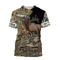 Elk Hunting Legend 3D All Over Print Hoodie VP07102003