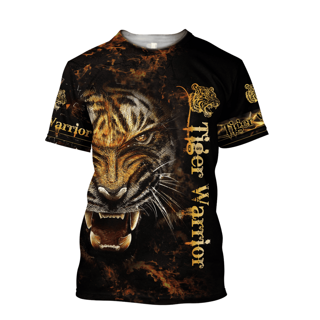 Tiger Warrior Over Printed Shirt for men and women