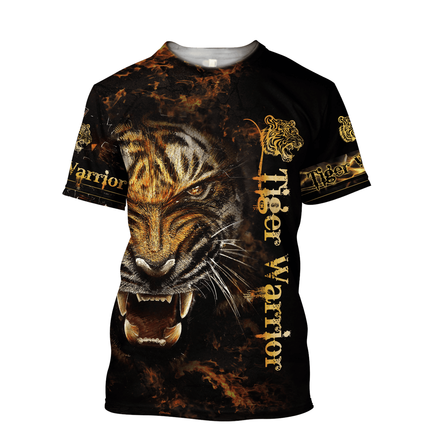 Tiger Warrior Over Printed Shirt for men and women