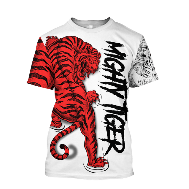 Night Tiger 3D All Over Printed Unisex Shirts