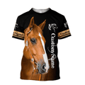 Horse Custom Name 3D All Over Printed Shirts For Men and Women TA09282001