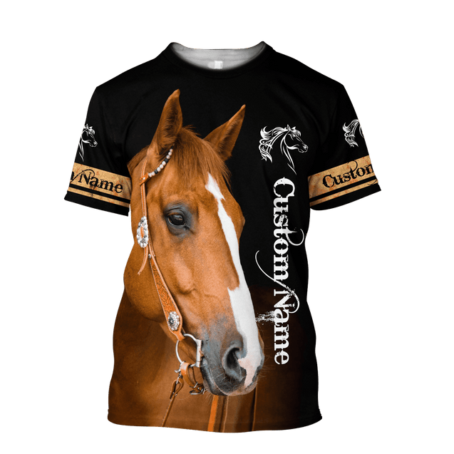 Horse Custom Name 3D All Over Printed Shirts For Men and Women TA09282001