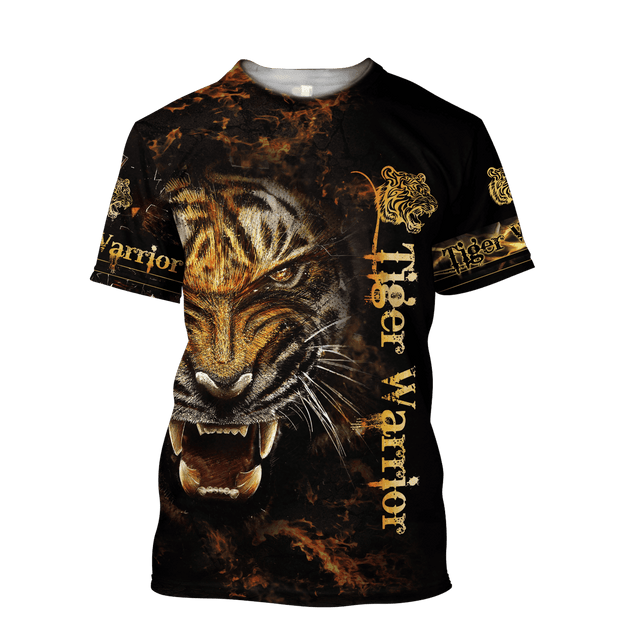 Tiger Warrior Over Printed Shirt for men and women