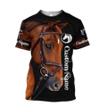 Horse Custom Name 3D All Over Printed Shirts For Men and Women TA09232001S