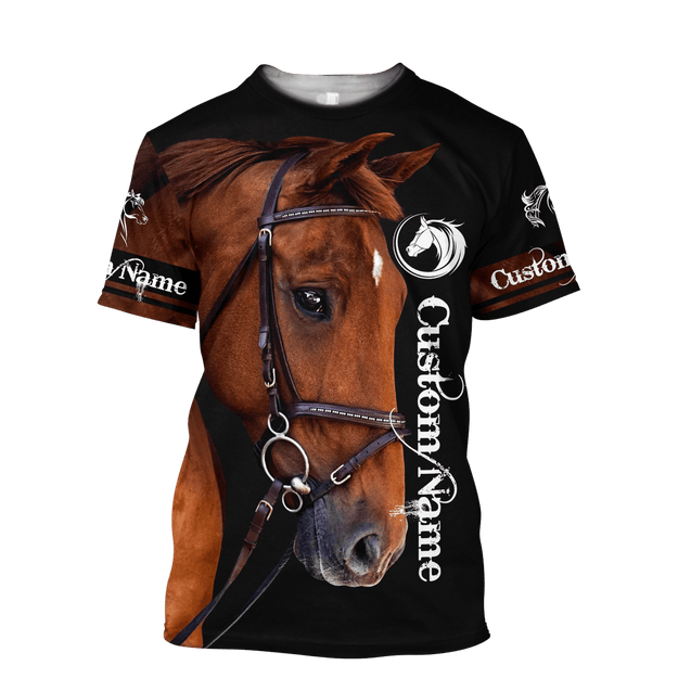 Horse Custom Name 3D All Over Printed Shirts For Men and Women TA09232001S