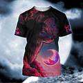 Purple Wolf 3D All Over Printed Hoodie Shirt by SUN AM290501-Apparel-SUN-T-Shirt-S-Vibe Cosy™