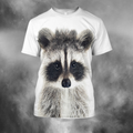 All Over Print Raccoon 02-Apparel-HbArts-T-Shirt-S-Vibe Cosy™