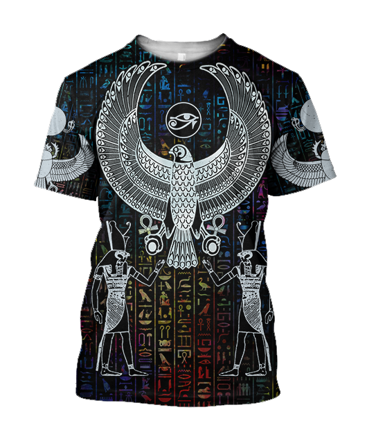 3D All Over Printed Hieroglyphics Ancient Egypt Hoodie Clothes JJ020401-Apparel-MP-T-Shirt-S-Vibe Cosy™