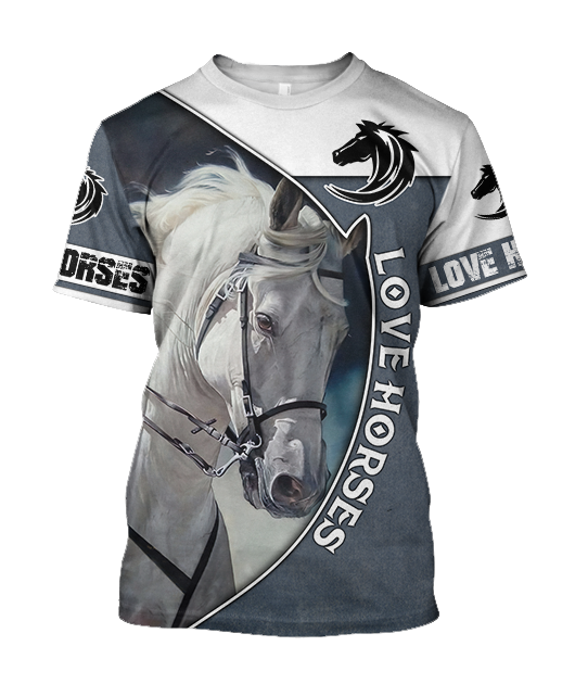 Love Horse 3D All Over Printed Shirts JJ240406-Apparel-TA-T-Shirt-S-Vibe Cosy™