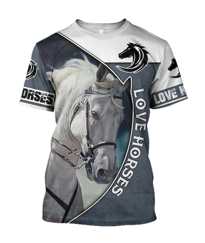 Love Horse 3D All Over Printed Shirts JJ240406-Apparel-TA-T-Shirt-S-Vibe Cosy™