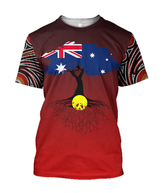 Australia Aboriginal 3D All Over Printed Hoodie Shirts JJ040402-Apparel-MP-T-Shirt-S-Vibe Cosy™