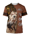 Appaloosa Horse 3D All Over Printed Shirts JJ070503-Apparel-TA-T-Shirt-S-Vibe Cosy™