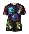 Colorful pitbull 3d hoodie shirt for men and women JJW12092003