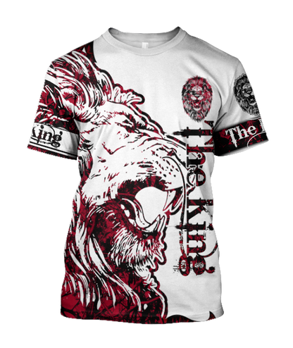 Alpha King Lion Tattoo 3D All Over Printed Unisex Shirt