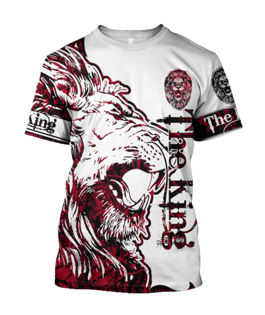 Alpha King Lion Tattoo 3D All Over Printed Unisex Shirt