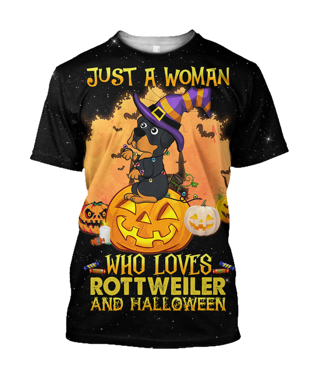 Happy halloween rottweiler hoodie shirt for men and women JJW11092003