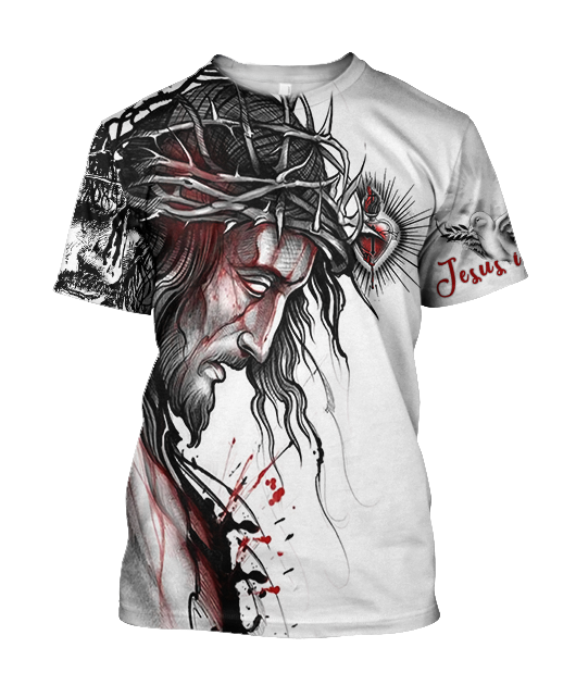 Premium Jesus 3D All Over Printed Unisex Shirts - Amaze Style™-Apparel