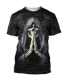 December Guy Skull 3D All Over Printed Shirts JJW28102006