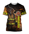 Brave Firefighter-Fireman 3D All Over Printed Shirts For Men and Women TA0822202